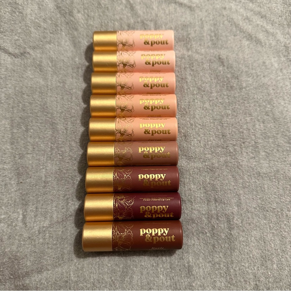 Poppy & Pout Lip Tint Bundle – Assorted Shades